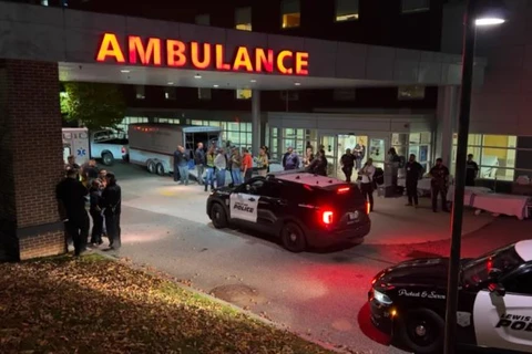 Trung tâm Y tế của bang Maine tại Lewiston thông báo đang phối hợp với các bệnh viện trong khu vực để tiếp nhận bệnh nhân. (Nguồn: Sunjournal)