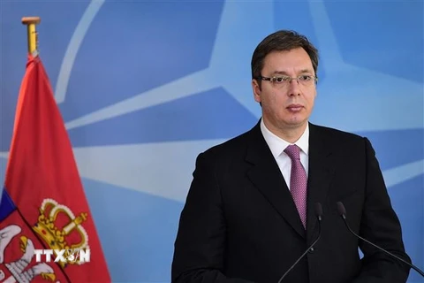 Tổng thống Serbia Aleksandar Vucic. (Ảnh: AFP/TTXVN)