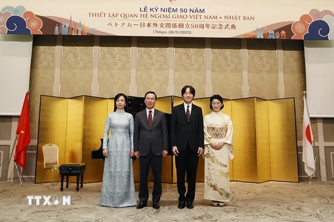 Lễ kỷ niệm 50 năm thiết lập quan hệ ngoại giao Việt Nam-Nhật Bản
