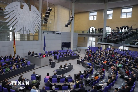Quang cảnh phiên họp Quốc hội Đức ở Berlin ngày 2/3/2023. (Ảnh: AFP/TTXVN)