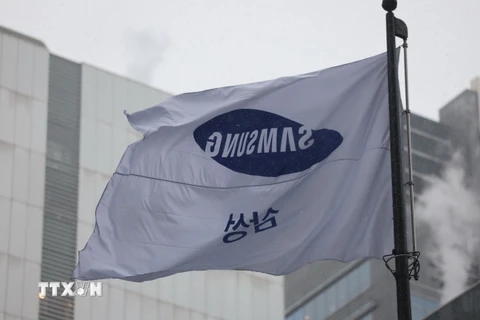 Trụ sở công ty Samsung Electronics ở Seoul, Hàn Quốc. (Ảnh: Yonhap/TTXVN)