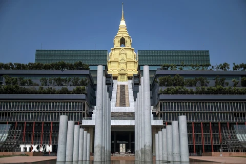 Tòa nhà Quốc hội Thái Lan ở Thủ đô Bangkok. (Ảnh: AFP/TTXVN)