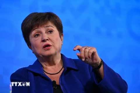 Tổng giám đốc IMF Kristalina Georgieva. (Ảnh: AFP/TTXVN)