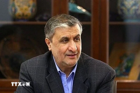 Chủ tịch Tổ chức Năng lượng Nguyên tử Iran (AEOI) Mohammad Eslami . (Ảnh: IRNA/TTXVN)