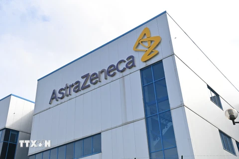 Văn phòng của hãng dược phẩm AstraZeneca ở Macclesfield, Cheshire, Anh. (Ảnh: AFP/TTXVN)