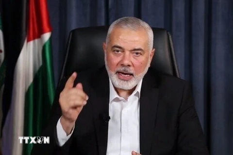 Thủ lĩnh phong trào Hồi giáo Hamas Ismail Haniyeh. (Ảnh: IRNA/TTXVN)
