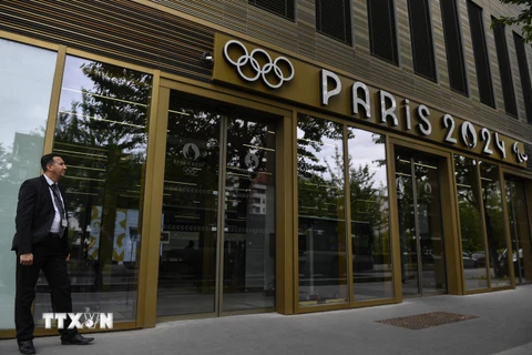 Trụ sở của​ Ủy ban tổ chức Olympic Paris 2024 ở Paris, Pháp. (Ảnh: AFP/TTXVN)