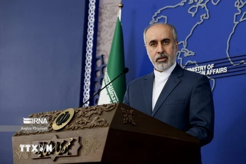 Người phát ngôn Bộ Ngoại giao Iran Nasser Kanaani. (Ảnh: IRNA/TTXVN)