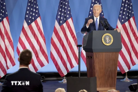 Tổng thống Mỹ Joe Biden. (Ảnh: Kyodo/TTXVN)