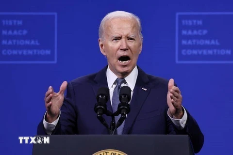 Tổng thống Mỹ Joe Biden. Ảnh: Getty Images/ TTXVN