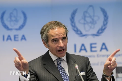 Tổng giám đốc IAEA Rafael Grossi. (Ảnh: AFP/TTXVN)