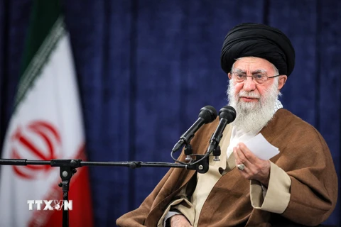 Lãnh đạo tối cao Iran Ali Khamenei. (Ảnh: AFP/TTXVN)