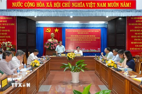 Quang cảnh hội nghị. (Ảnh: Minh Phú/TTXVN)