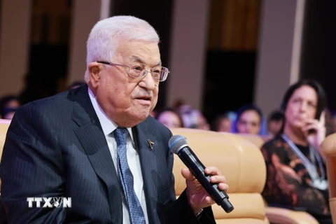 Tổng thống Palestine Mahmoud Abbas. (Ảnh: THX/TTXVN)