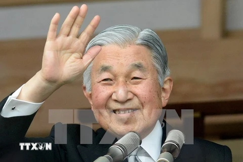 Nhà vua Nhật Bản Akihito. (Ảnh: TTXVN)