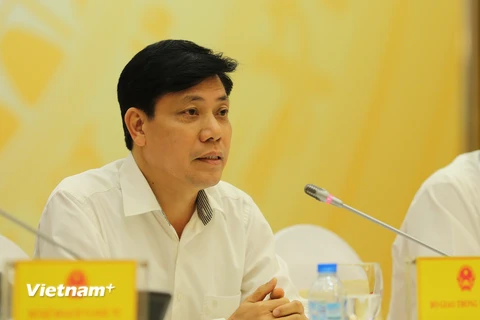 Thứ trưởng Bộ Giao thông vận tải, Nguyễn Ngọc Đông. (Ảnh: Minh Sơn/Vietnam+)