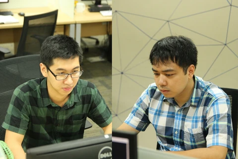 Chân dung Trần Tiến Hùng (Bên trái) và Đỗ Quang Thành (Bên phải) vừa lọt top 100 cao thủ bảo mật của thế giới năm 2018.