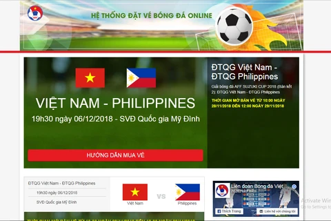 Bưu điện Việt Nam sẽ nhận chuyển phát vé trận Việt Nam - Philippines