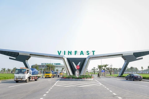 Nhà máy VinFast tại thành phố Hải Phòng. (Ảnh: PV/Vietnam+)