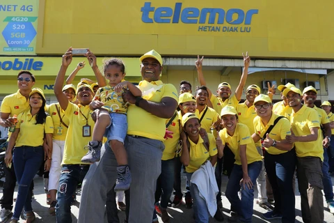 Telemor là nhà mạng được yêu thích tại Đông Timor. (Ảnh: Viettel)