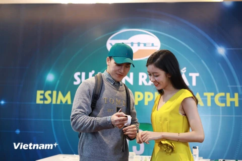 Người dùng Apple Watch tại Việt Nam đã có thể dùng eSIM. (Ảnh: PV/Vietnam+)