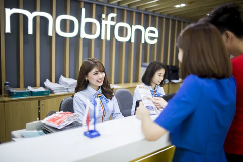 Theo đại diện MobiFone năm 2019 đi qua với nhiều khó khăn, thử thách nhưng MobiFone vẫn luôn nỗ lực bền bỉ để đạt được kết quả sản xuất kinh doanh khả quan. (Ảnh: PV/Vietnam+)