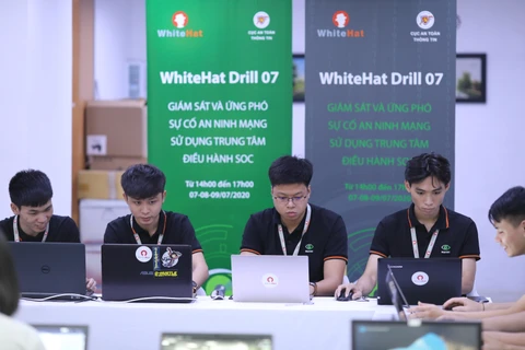 Chương trình WhiteHat Drill 07 sẽ kéo dài trong 3 ngày từ 7-9/7/2020. (Ảnh: Minh Sơn/Vietnam+)