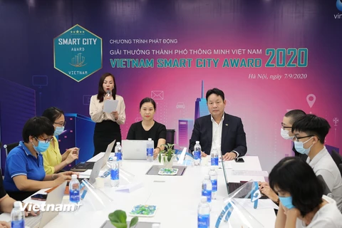 Giải thưởng Thành phố Thông minh Việt Nam sẽ được tổ chức thường niên từ năm 2020. (Ảnh: Minh Sơn/Vietnam+)