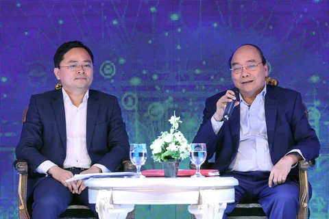 Thủ tướng Nguyễn Xuân Phúc tại TechFest 2020. (Ảnh: TechFest)