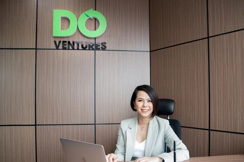 Bà Lê Hoàng Uyên Vy, CEO Do Ventures đánh giá cao mạng lưới phân phối sản phẩm với đội ngũ nhà tư vấn đông đảo của MFast. (Ảnh: Do Ventures)