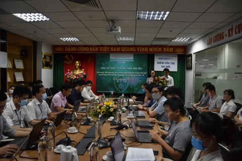Trung tâm Ứng cứu khẩn cấp không gian mạng Việt Nam chủ trì để tham gia từ xa với diễn tập của 10 nước ASEAN và Nhật Bản. (Ảnh: VNCERT)