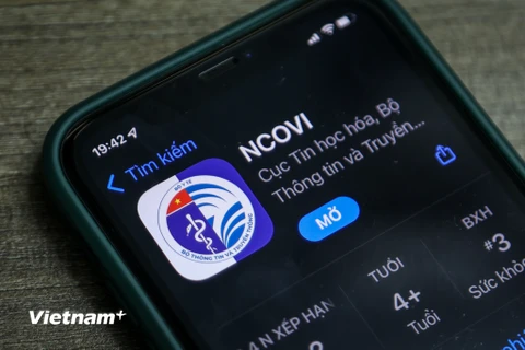 NCOVI sẽ bị gỡ khỏi Appstore và CH Play trong thời gian tới. (Ảnh: Minh Sơn/Vietnam+)