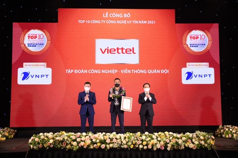 Viettel liên tiếp đứng đầu các công ty công nghệ thông tin-viễn thông uy tín nhất Việt Nam. (Ảnh: Viettel)