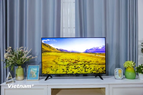 Mẫu TV P1 43 inch của Xiaomi. (Ảnh: Minh Sơn/Vietnam+)