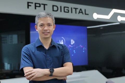 Ông Lê Vũ Minh - Giám đốc tư vấn chuyển đổi số của FPT Digital. (Ảnh: Minh Sơn/Vietnam+)