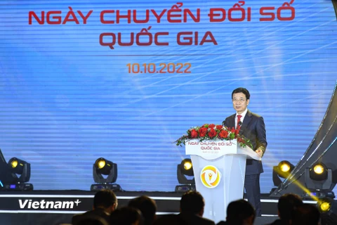 Bộ Thông tin và Truyền thông đứng ra tổ chức Tuần lễ Số Quốc tế Việt Nam 2022. (Ảnh: PV/Vietnam+)