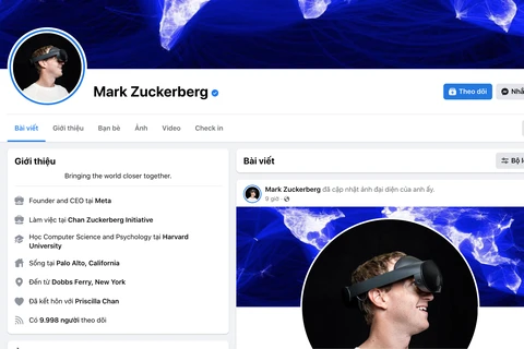 Ông chủ Facebook là Mark Zuckerberg cũng bị ảnh hưởng. (Ảnh chụp màn hình)