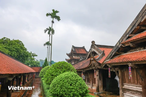 Chùa Keo có tên chữ là Thần Quang Tự nằm ở thôn Dũng Nhuệ, xã Duy Nhất (huyện Vũ Thư, tỉnh Thái Bình). (Ảnh: Minh Sơn/Vietnam+)