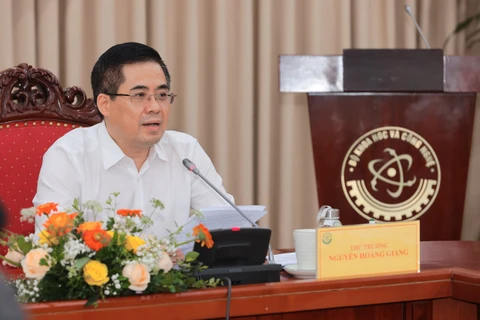 Thứ trưởng Bộ Khoa học và Công nghệ Nguyễn Hoàng Giang. (Ảnh: Bộ Khoa học và Công nghệ)