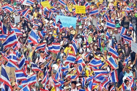 Phe đối lập Thái Lan tăng cường biểu tình ở thủ đô Bangkok