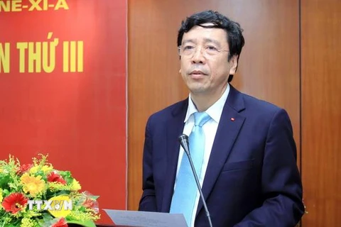 Ông Nguyễn Đăng Tiến phát biểu tại Đại hội đại biểu toàn quốc lần thứ 3 Hội Hữu nghị Việt Nam-Indonesia. (Ảnh: An Đăng/TTXVN)