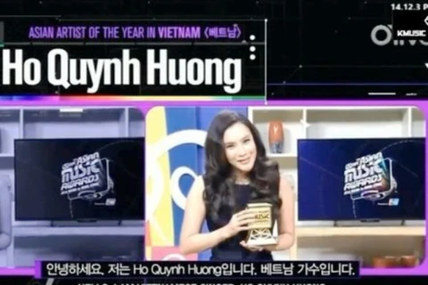 Hồ Quỳnh Hương được vinh danh tại “Grammy của châu Á”