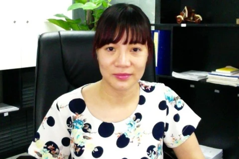 Bà Đỗ Thị Thanh Hương, giám đốc công ty Sunrise- đơn vị chịu trách nhiệm nội dung chương trình 'Quà tặng cuộc sống' ngày 25/6/2015. (Ảnh: Sunrise cung cấp)
