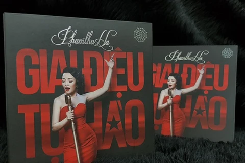 Bìa album 'Phạm Thu Hà - Giai điệu tự hào.' (Ảnh: Nhân vật cung cấp) 
