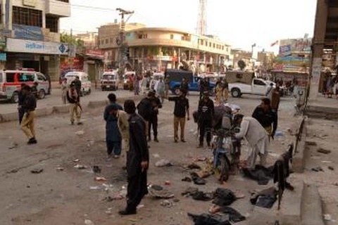 Ngày 5/7, một quả bom điều khiển từ xa gài bên trong một chiếc xe máy đã phát nổ tại khu chợ đông đúc Bacha Khan ở thành phố Quetta, tây nam Pakistan, khiến ít nhất 1 người thiệt mạng và 19 người bị thương (Ảnh: THX-TTXVN)
