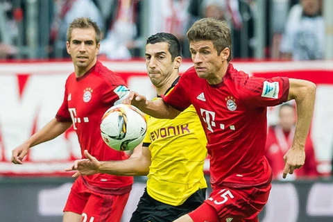 Tại trận lượt đi trên sân Allianz Arena, Bayern đã giành chiến thắng 5-1. Ảnh: Nguồn Fcb.de