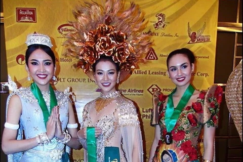 Cận cảnh bộ trang phục Nữ thần Mặt trời tại Miss Earth 2018