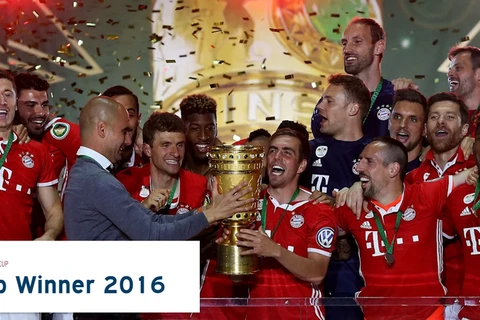 Chiến thắng thứ 18 của Bayern trong số 21 lần lọt vào chung kết DFB Cup. Cuộc đối đầu thứ 9 của Bayern tại DFB Cup với đại kình Bvb Dortmund (trận chung kết thứ 4), Bayern thắng 3(2008, 2014,2016), BvB thắng năm 2012 với tỷ số 5-2. Trận đấu diễn ra ngày 2