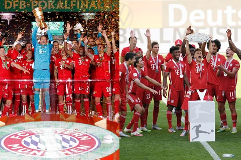 FC Bayern giành cú đúp liên tiếp hai mùa 2018-19 và 2019-20 (Ảnh: Nguồn FCB.de)
