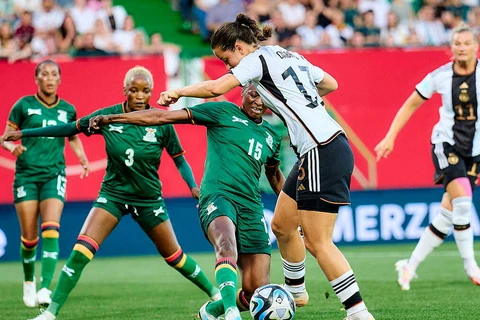 Tuyển Đức bại trận trước Tuyển Zambia 2-3. (Nguồn:Getty Images)